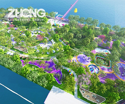 Scenic Spot Project Overview —— Fulong Lake Amusement Park in Heze, China