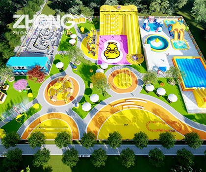 Customized Theme Amusement Park Project Overview —— Walnut Duck Theme Park in Wuzhou, China