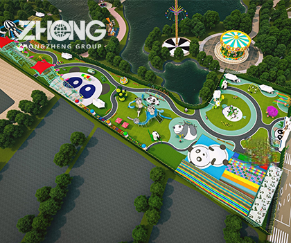 Customized Theme Amusement Park Project Overview —— Baby Panda Amusement Park in Nantong, China